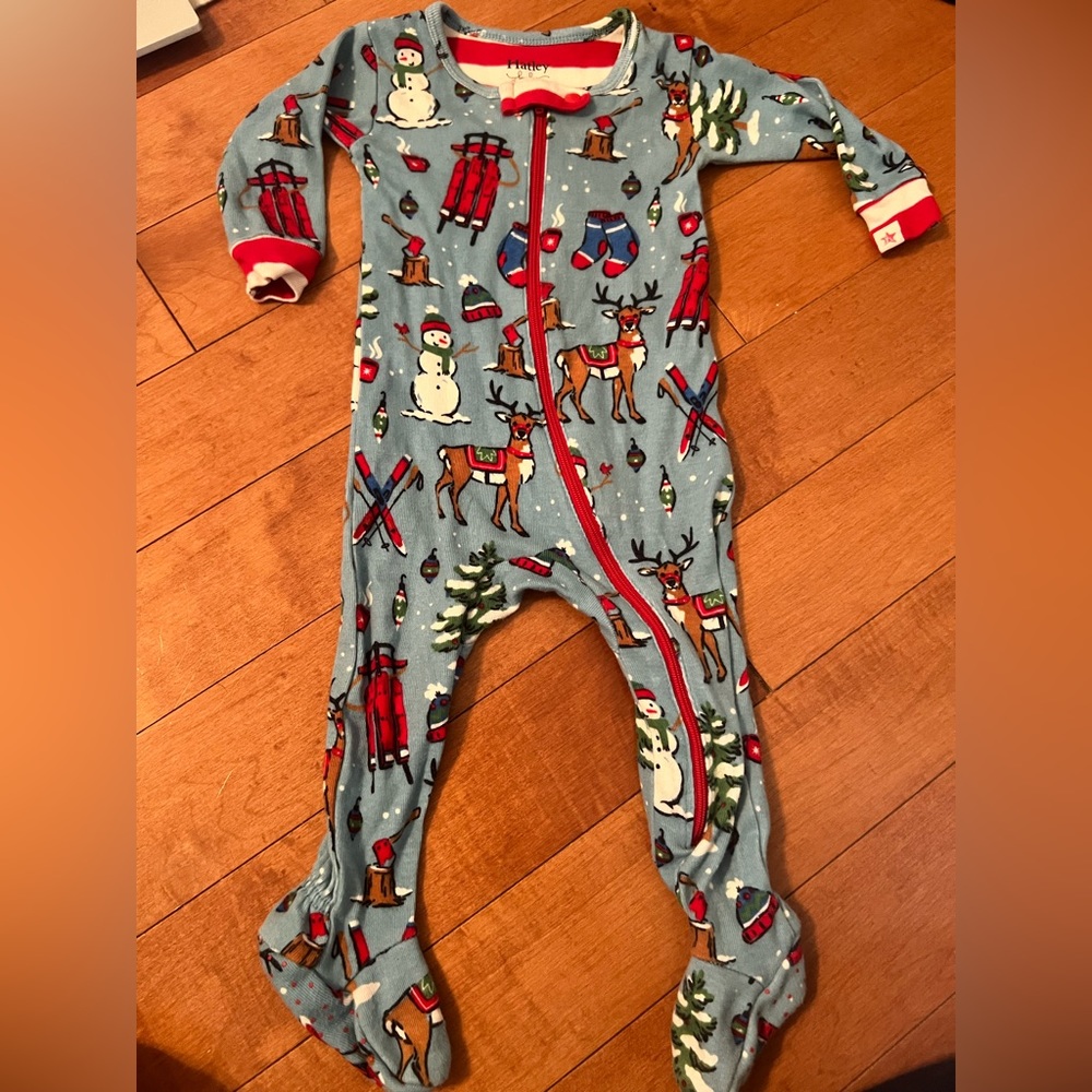 Hatley baby winter wonderland footed pajamas 18-24M